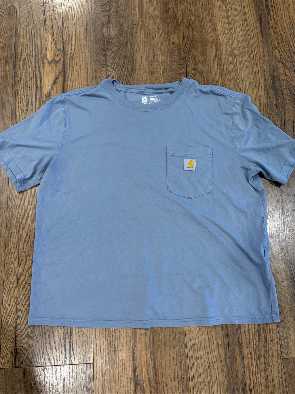 Carhartt Short Sleeve Pocket Tee In Dusty Blue